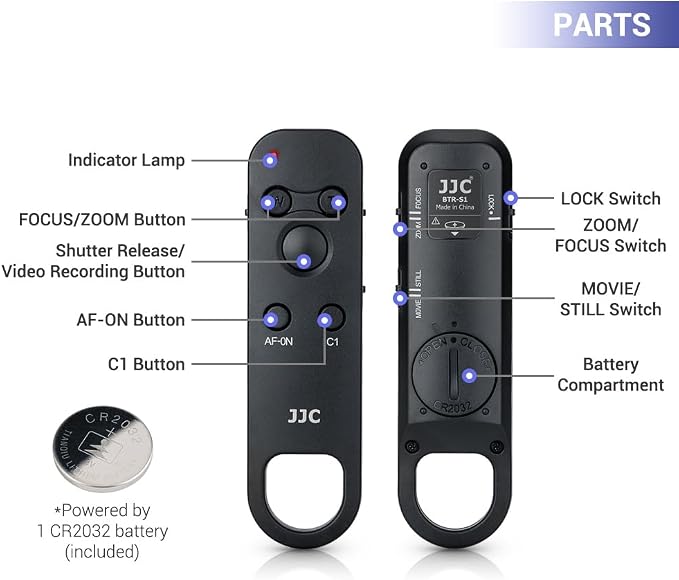 JJC RMT-P1BT Bluetooth Wireless Remote Control Commander - Image 2