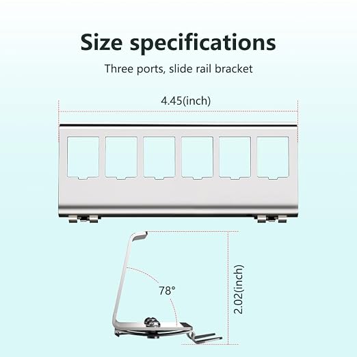 6-Port Metal DIN-Rail Mounting Module - Image 6