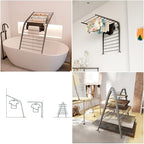 Whitmor Spacemaker Folding Drying Rack, Indoor Clothes Organizer - Image 4