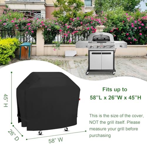Outdoor Grill Cover Fits Cuisinart Propel+ 4-Burner 3-in-1 Gas Grill CGG-6331 - Image 2