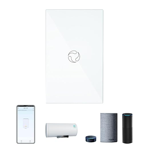 MOES Smart Water Heater Switch, 20A Water Heater Touch Switch Suitable by MOES