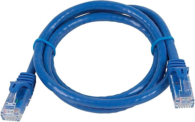 Monoprice Cat5e 3ft Blue Patch Cable UTP 24AWG 350MHz Pure Bare Copper Snagless - Image 4