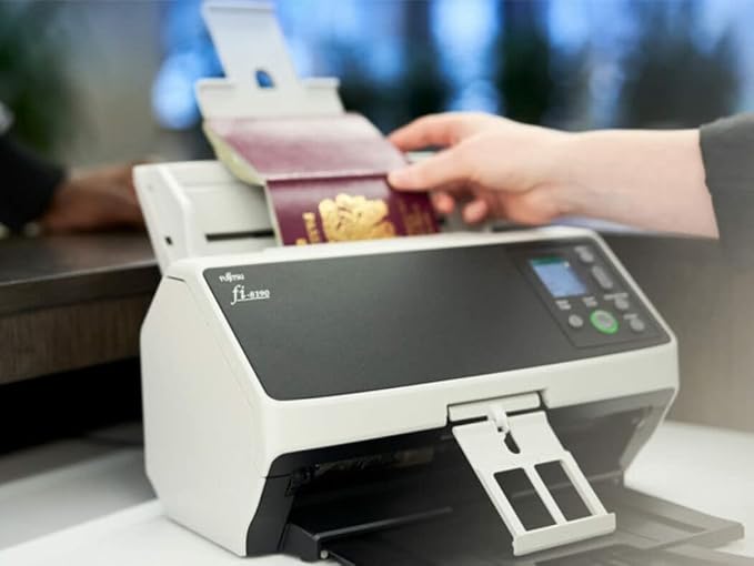 Fujitsu fi-8170 Document Scanner High Speed Scanner, LAN Connectivity, Good - Image 4
