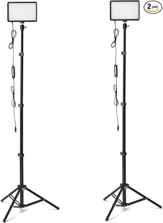 Amazon Basics 2-Pack LED Studio Lights by AmazonBasics