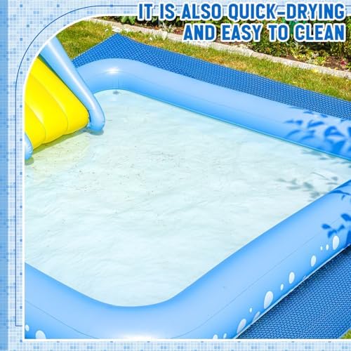 Reallnaive 12in x 10ft Pool Mat Non Slip Drainage Mats Swimming Pool Floor Deck - Image 5