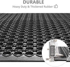 ROVSUN Rubber Floor Mat with Holes, Anti-Fatigue/Non-Slip Drainage Mat - Image 5