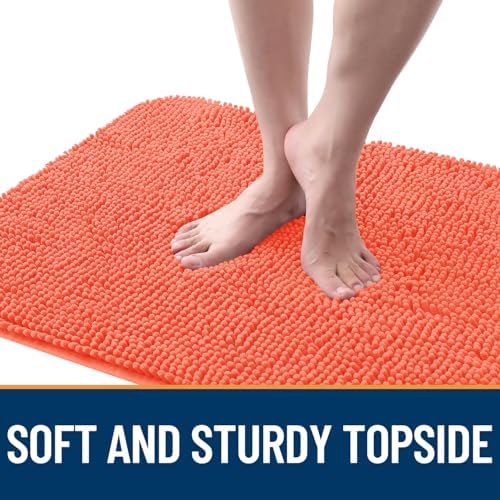 OLANLY Dog Door Mat for Muddy Paws 59x20, Super Absorbent Chenille Mud Mat - Image 4