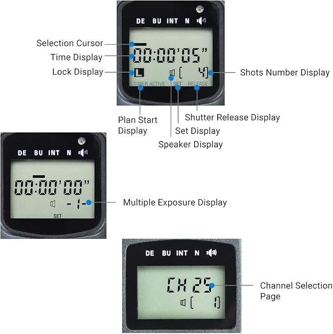 JJC Wireless Intervalometer Timer Remote Control Shutter Release - Image 4
