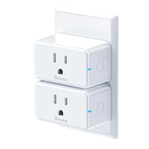Govee Smart Plug 15A, WiFi Bluetooth Outlets 2 Pack Work by Govee