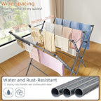 Drying Rack Clothing, 12 Drying Poles - Image 4