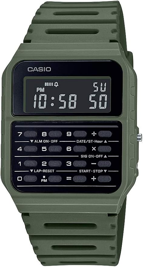 Casio CA53W Vintage Series | Data Bank | 1/100 SEC Stopwatch | Water Resistant by Casio