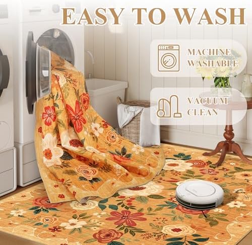 DUKINO 3x8 Kitchen Runner Rug, Washable Rug - Image 5