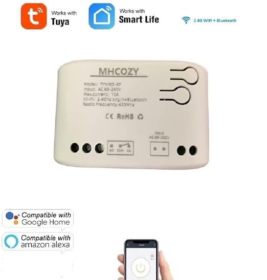Updated WiFi Wireless Smart Switch Inching Self-Locking Relay Module, be - Image 2
