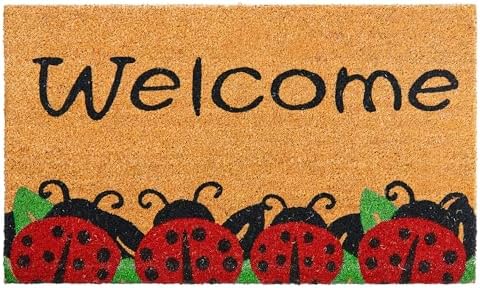 Coir Welcome Mat, 17 x 29 in by AmaruDoorMats