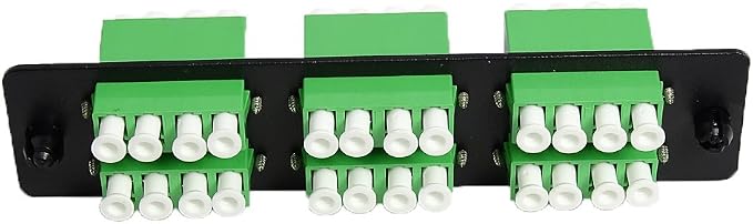 RiteAV LGX Footprint Fiber Optic Cable LC Adapter Patch Panel 6 Ports Loaded - Image 3