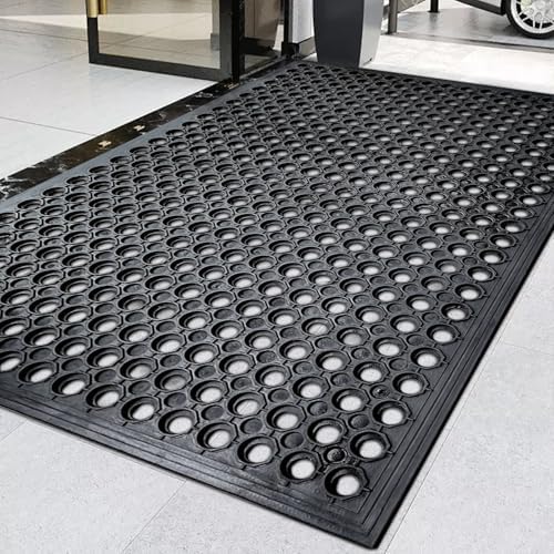 35"X24" Outdoor Rubber Floor Mats Non-Slip Restaurant Mat Commercial Kitchen by Unknown
