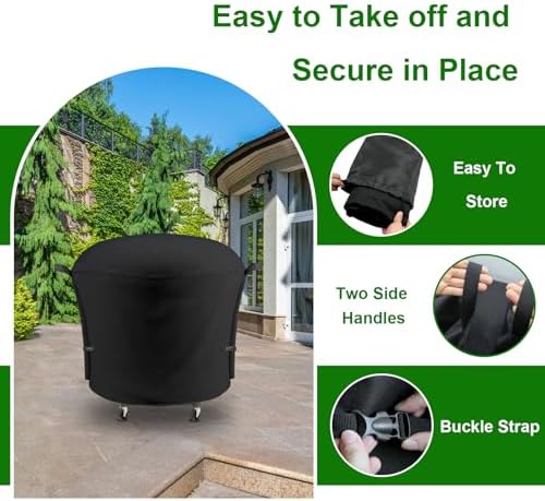 Outdoor Grill Cover Fits Cuisinart 30" CGG-999 XL 360 Griddle Cooking Center - Image 4