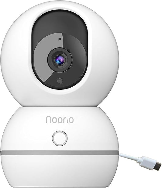 Noorio Security Camera Indoor, 4MP UHD Pet/Dog Camera 360-Degree by Noorio