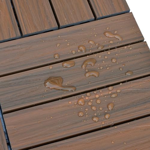 Skypatio Interlocking Deck Tiles 9 PCS, Poolside & Garden - Image 5