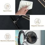 Scalloped 2x6 Kitchen Runner Rug, Washable Rugs - Image 5
