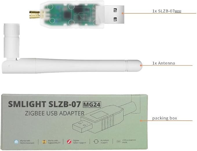 SMLIGHT SLZB-07MG24 Zigbee 3.0 Coordinator Thread/Matter Mini USB Adapter Works - Image 6