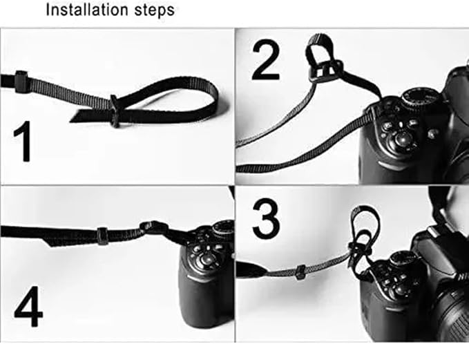 Camera Strap Camera Belt Adjustable Cotton Leather Camera Shoulder Neck Strap - Image 4