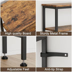 Narrow Console Table, 2-Tier Slim Entryway Table - Image 5