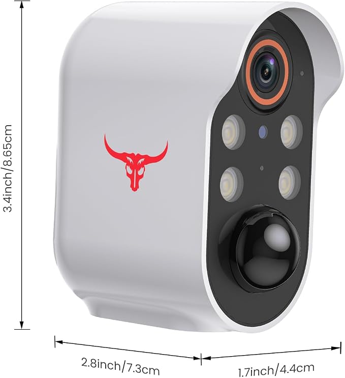 1080P Wireless Security Camera Outdoor, Battery Powered, AI Human Detection - Image 9