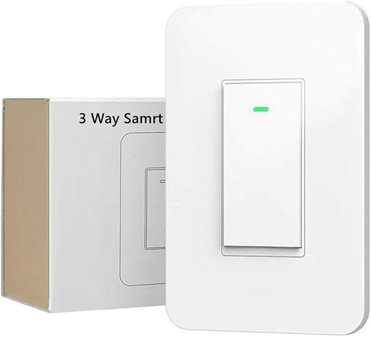 Nexete 3-Way Smart Wi-Fi Wall Light Switch Work by Nexete