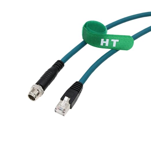M12 Ethernet 8 Pin X-Code RJ45 CAT-7e GigE Cable - Image 6