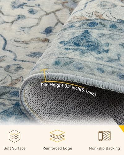 RELEANY Washable Area Rug - Image 4