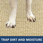 Smiry Dog Door Mat for Muddy Paws 30x20, Absorbent Low-Profile Doormats - Image 4