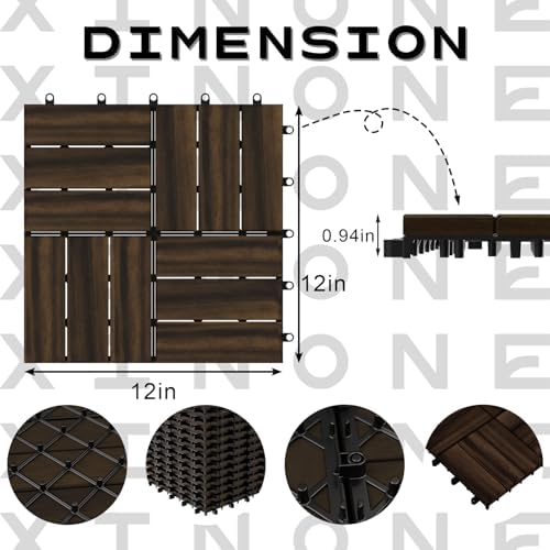 27Pcs Interlocking Deck Tiles - Image 2