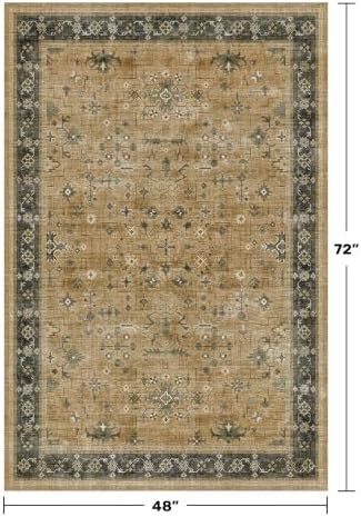 Boho Earth 4x6 Large Entryway Rug - Image 2
