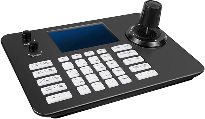 PTZ Controller, Camera Controller POE Network 4D Joystick Decoding Keyboard by ADKIDO