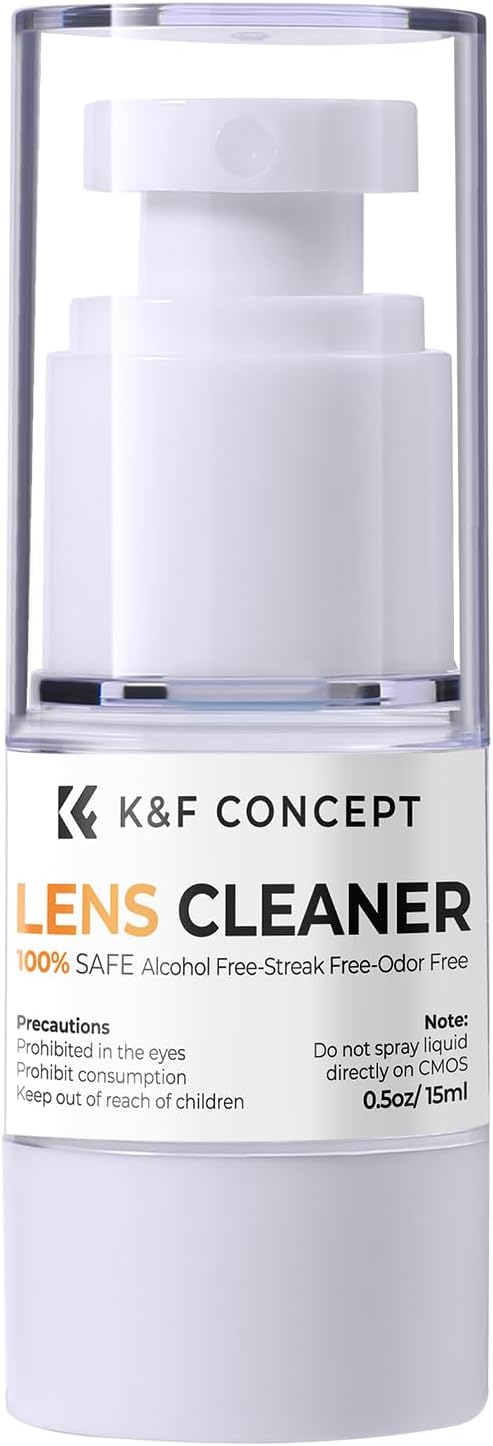 K&F CONCEPT Spray and Microfiber Lens Cleaner Care Kit, | Non-Flammable Camera - Image 7