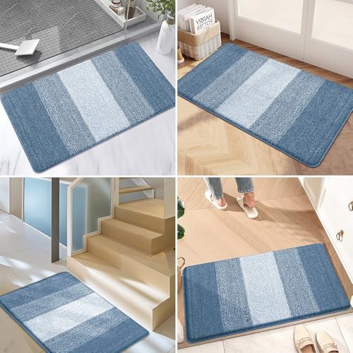 Kitinjoy Indoor Outdoor Door Mat, 50x30 Non-Slip Dirt Trapper Doormats - Image 6