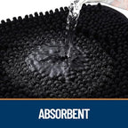 OLANLY Dog Door Mat for Muddy Paws 50x30, Super Absorbent Chenille Mud Mat - Image 3