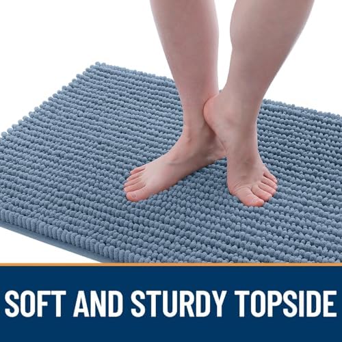 OLANLY Dog Door Mat for Muddy Paws 34x21, Extra Absorbent Chenille Mud Mat - Image 3