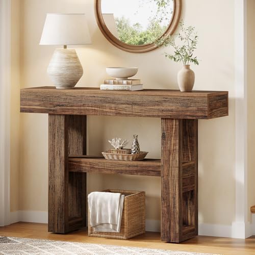Tribesigns 41.34" Farmhouse Console Table, Sofa Table Behind The Couch by Tribesigns