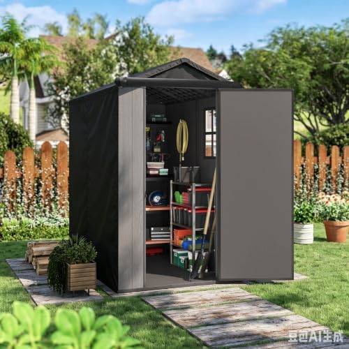 Cover for Storage Shed 600D for Garden Storage Shed and Ssolar Shed and other - Image 2