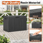 Outdoor Storage Box, Resin Deck Boxes outdoor, Waterproof Storage Box Lockable - Image 3