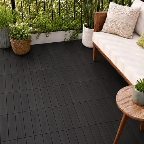 Acacia Deck Tiles Interlocking Outdoor Flooring by 3rdStreetInn