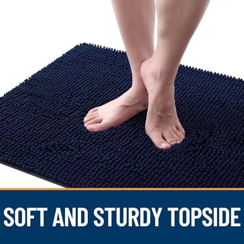 OLANLY Dog Door Mat for Muddy Paws 47x20, Super Absorbent Chenille Mud Mat - Image 4