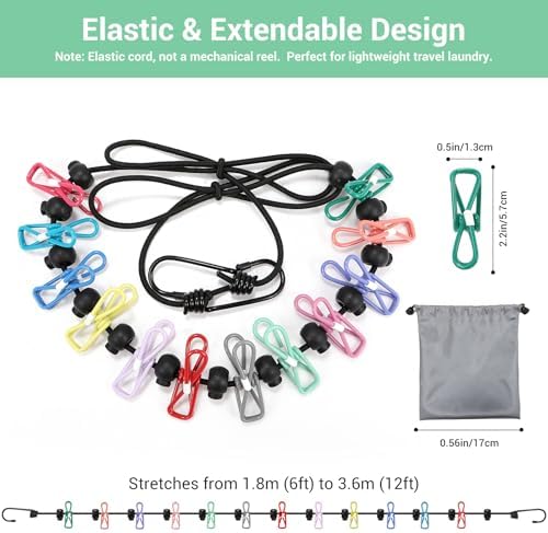 Retractable Portable Travel Clothesline - Image 2