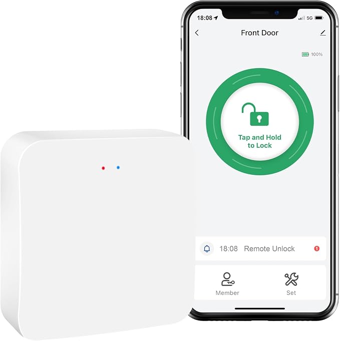 Yamiry WiFi Gateway for YR01 YR05 Smart Lock by YAMIRY