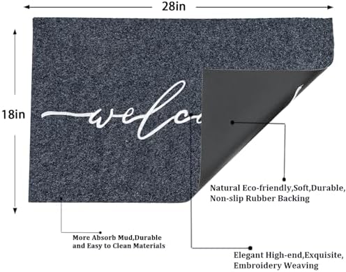 AAZZKANG Welcome Mat Outdoor - Image 3