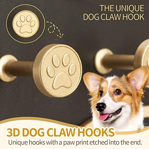 MTERSN Dog Leash Holder Wall Mount - Image 2