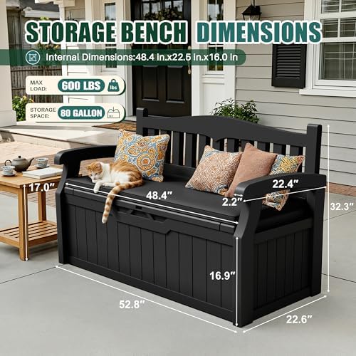 Devoko 80 Gallon Storage Bench - Image 2