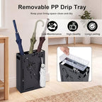 Goplus Metal Umbrella Holder, Indoor Umbrella Stand Freestanding - Image 5